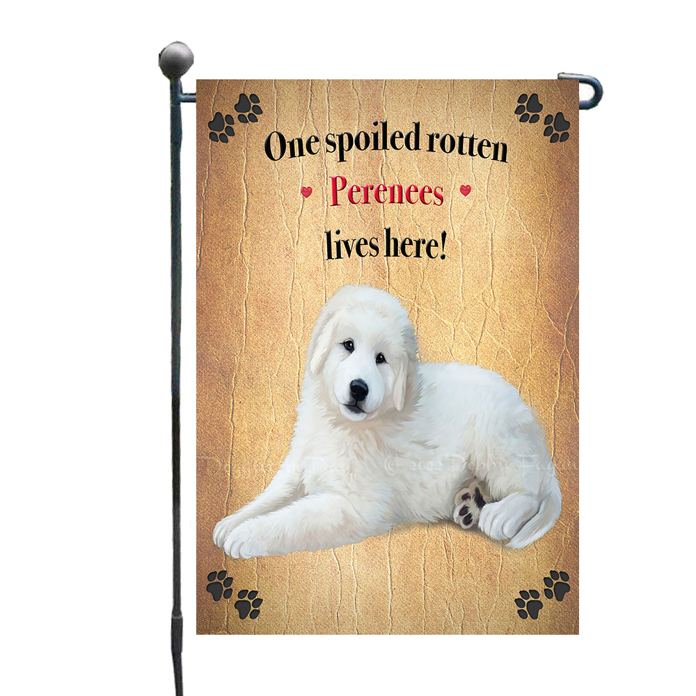 Great Pyrenees Dog Garden Flag Personalized Double Sided Many Designs NWT