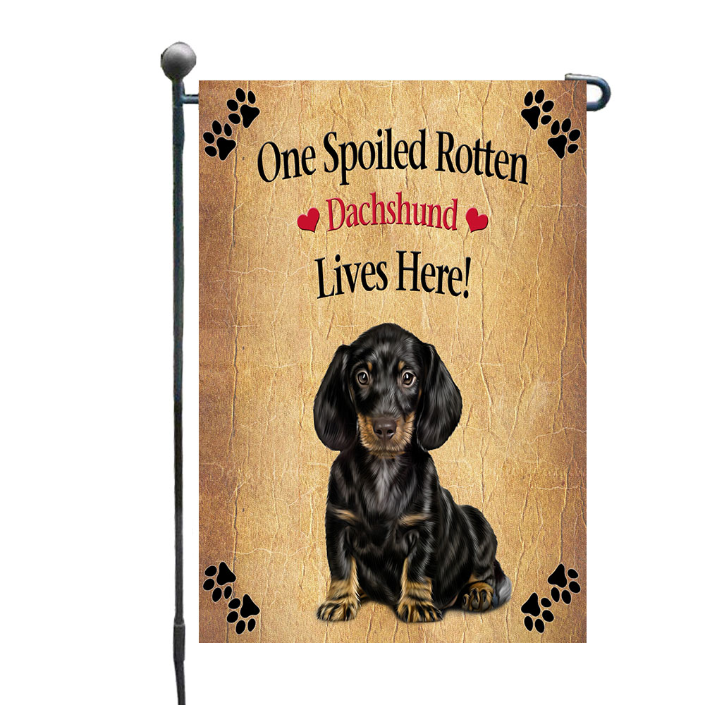 Dachshund Dog Garden Flag Personalized Double Sided 12.5"x18" Many Designs NWT - Picture 79 of 88