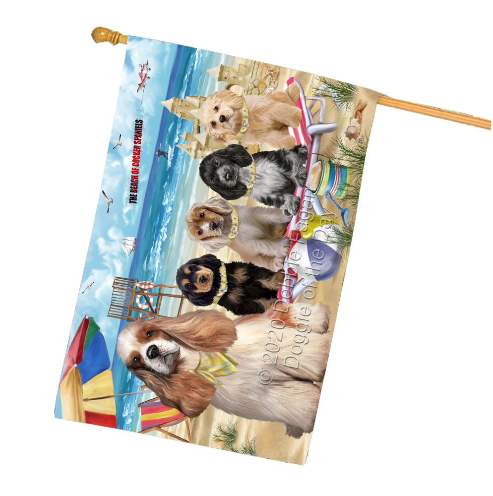 Cocker Spaniel Hundehaus Flagge Urlaub doppelseitig 28""x40"" viele Designs neu mit Etikett NEU - Bild 65 von 101