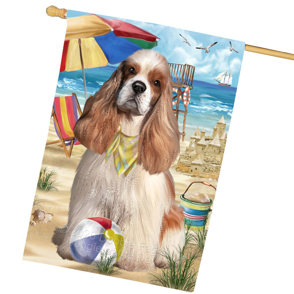 Cocker Spaniel Hundehaus Flagge Urlaub doppelseitig 28""x40"" viele Designs neu mit Etikett NEU - Bild 66 von 101