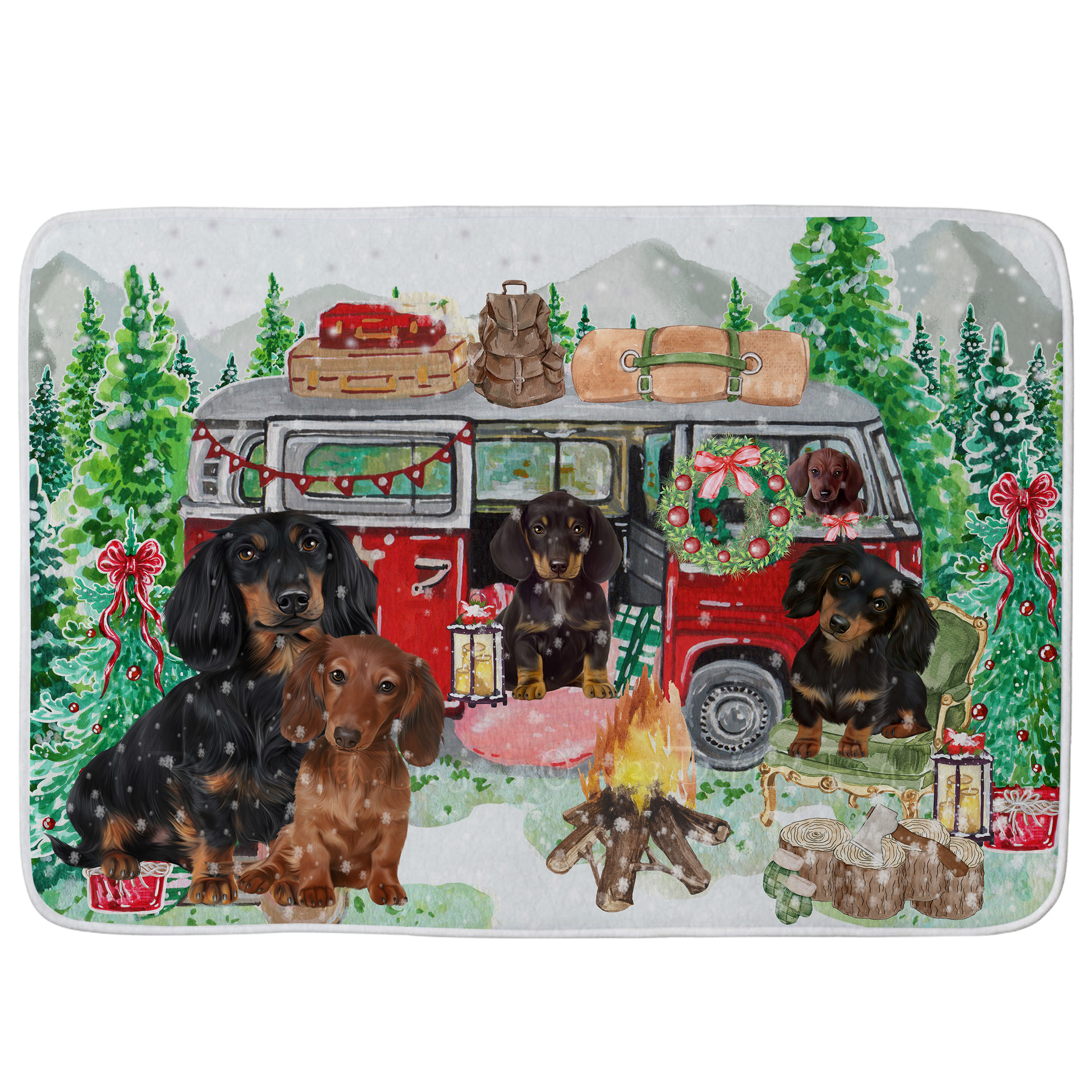 Dachshund Dog Bath Mat Anti-Slip Pet Personalized Bathroom Rug Mat Gift NWT - Picture 42 of 47