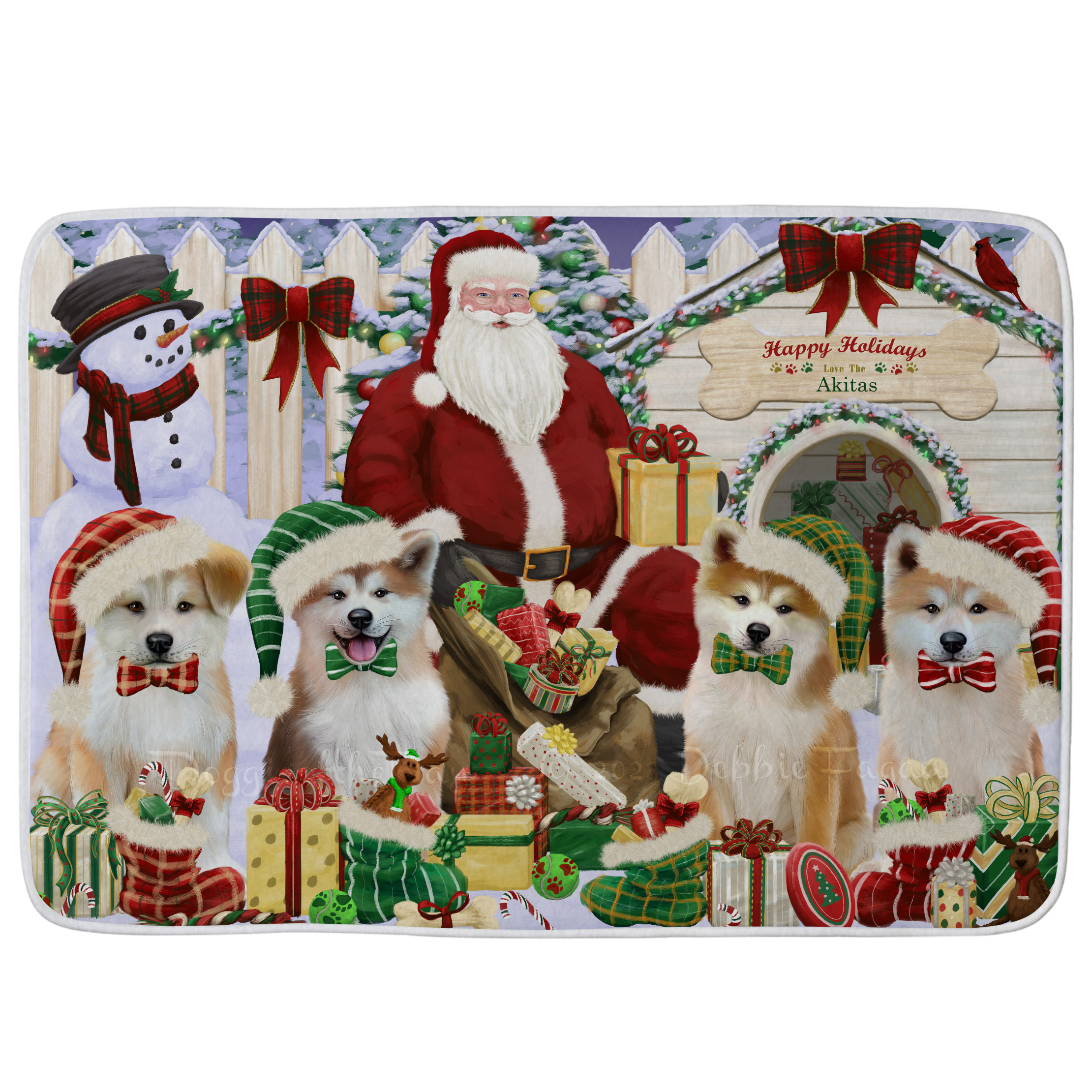Akita Dog Bath Mat Anti-Slip Pet Personalized Bathroom Rug Mat Gift NWT - Picture 44 of 49