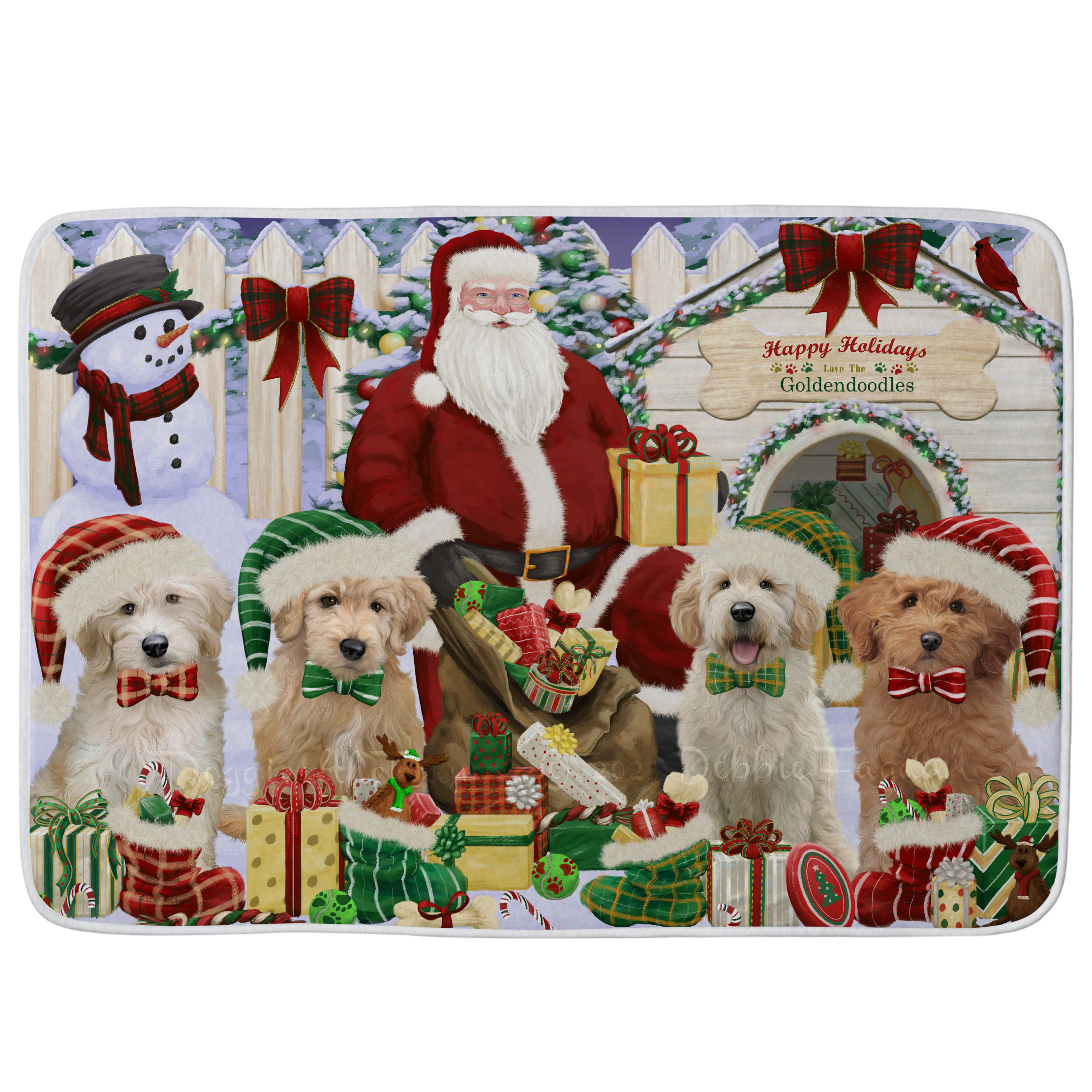 Goldendoodle Dog Bath Mat Anti-Slip Pet Personalized Bathroom Rug Mat Gift NWT - Picture 41 of 46