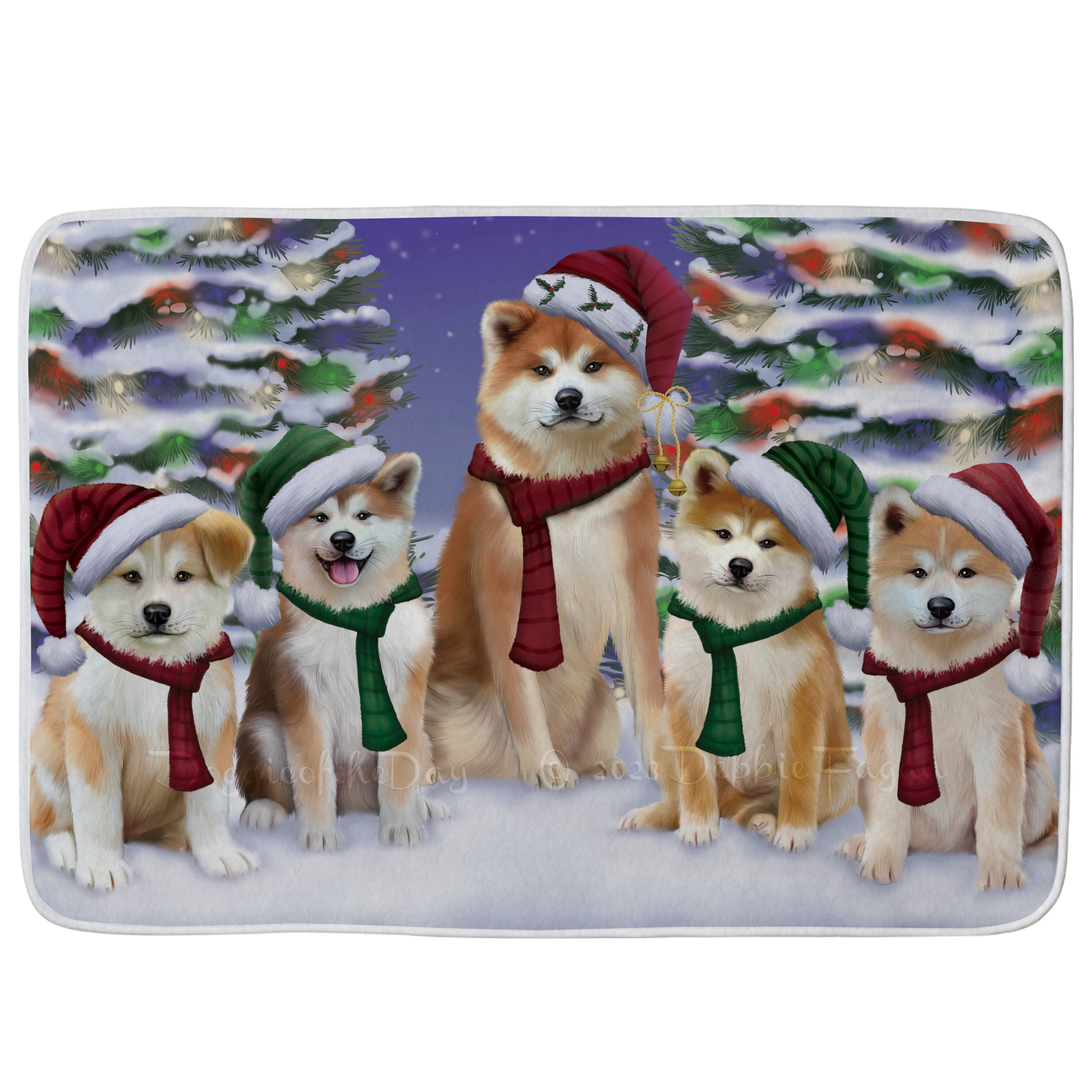 Akita Dog Bath Mat Anti-Slip Pet Personalized Bathroom Rug Mat Gift NWT - Picture 37 of 49