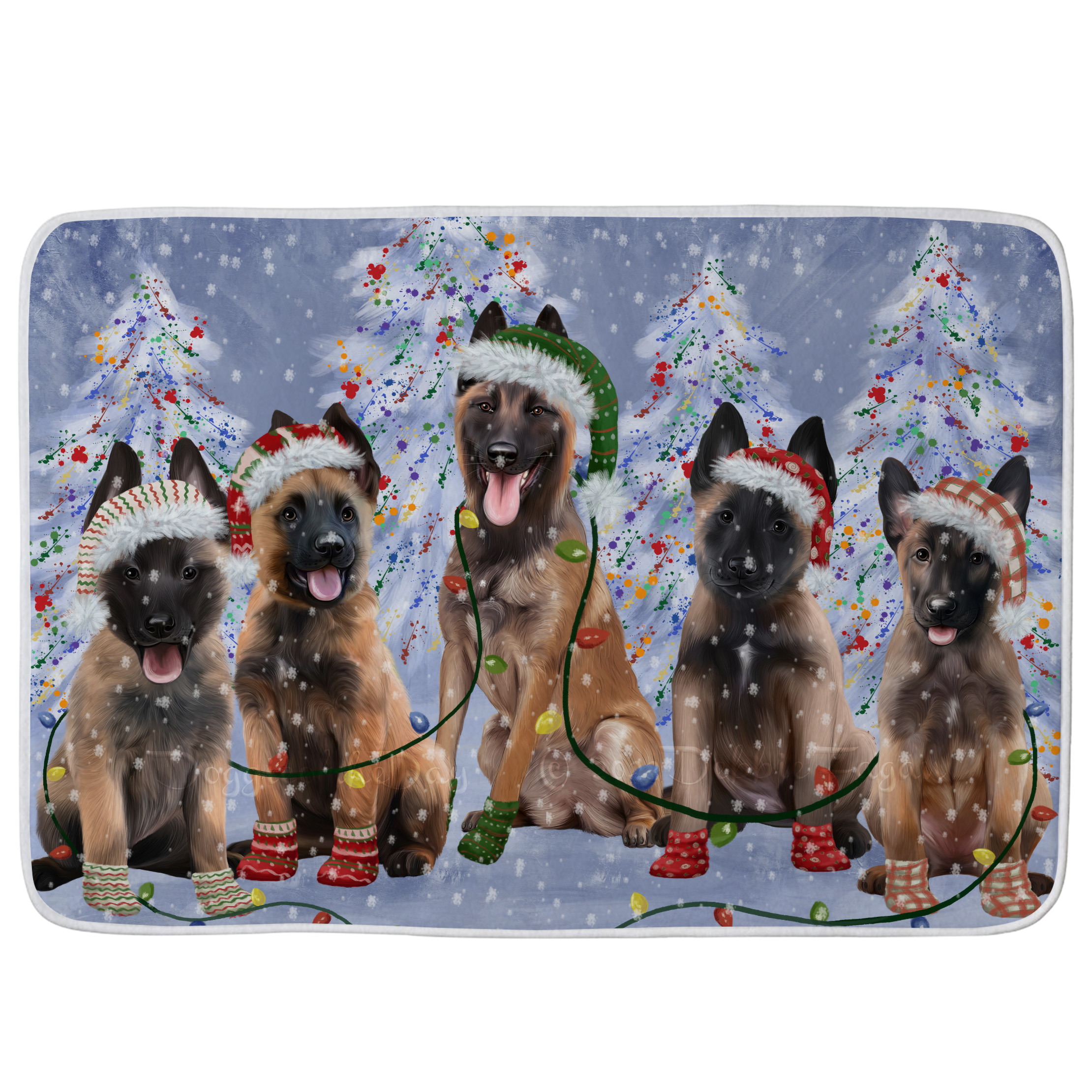Belgian Malinois Dog Bath Mat Anti-Slip Pet Personalized Bathroom Rug Mat NWT - Picture 20 of 25