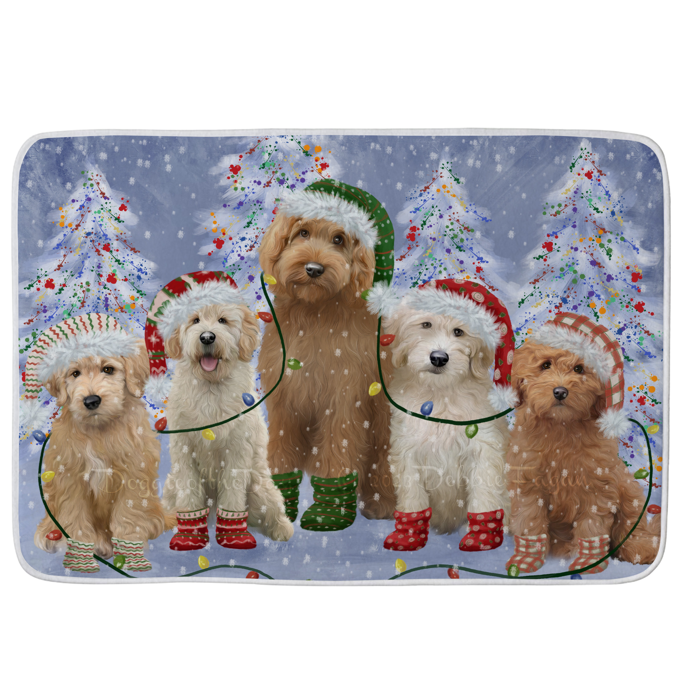 Goldendoodle Dog Bath Mat Anti-Slip Pet Personalized Bathroom Rug Mat Gift NWT - Picture 38 of 46