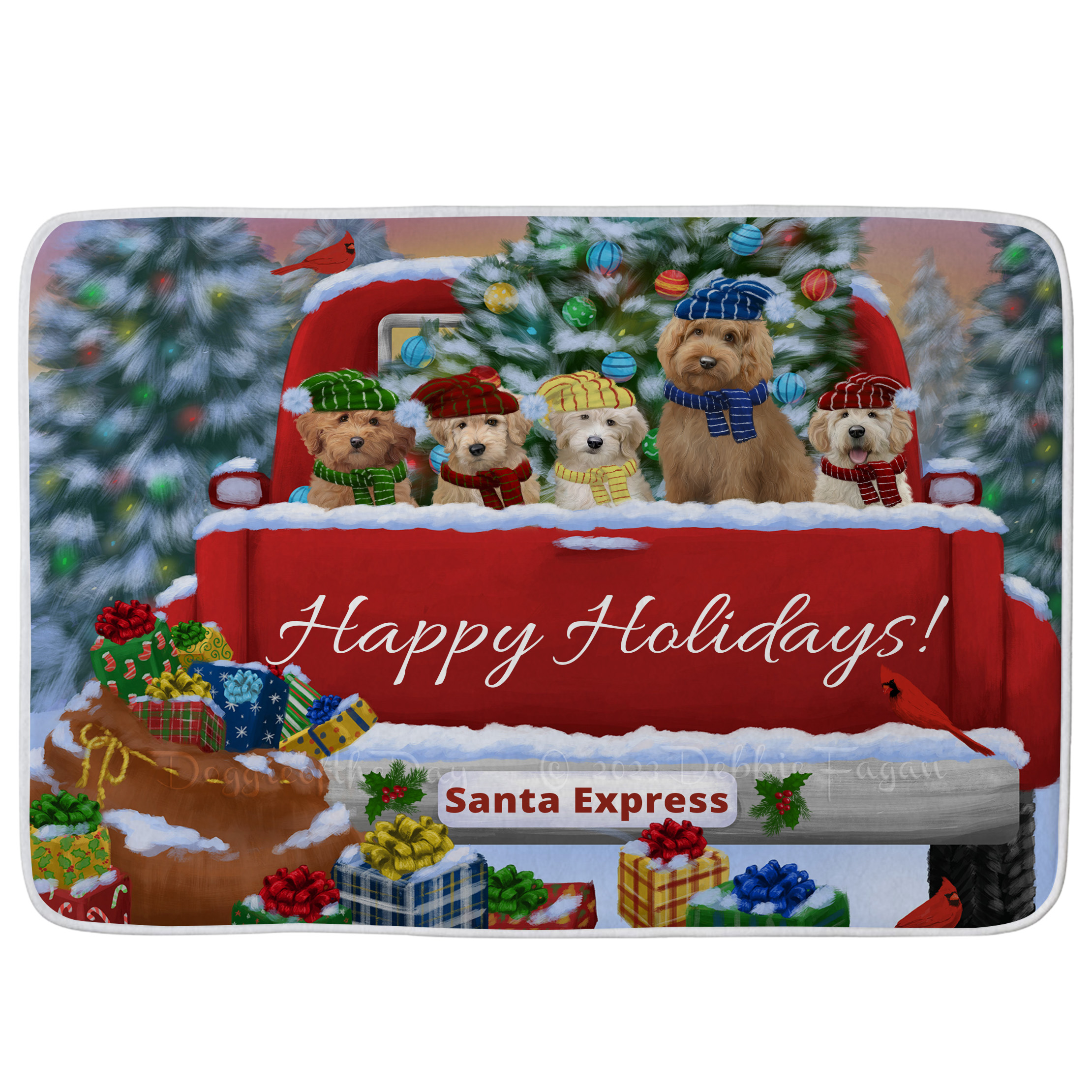 Goldendoodle Dog Bath Mat Anti-Slip Pet Personalized Bathroom Rug Mat Gift NWT - Picture 46 of 46