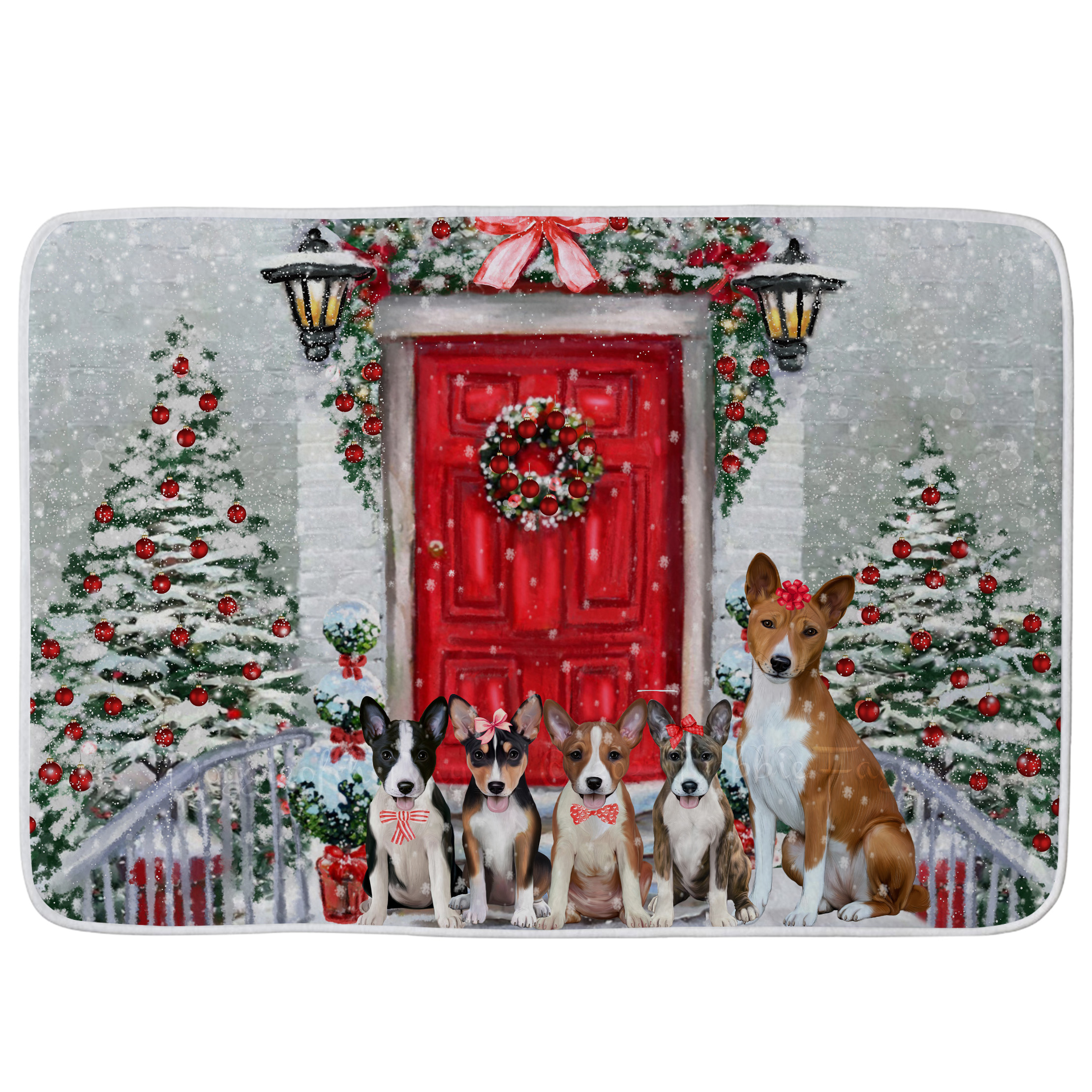 Basenji Dog Bath Mat Anti-Slip Pet Personalized Bathroom Rug Mat Gift NWT - Picture 19 of 21