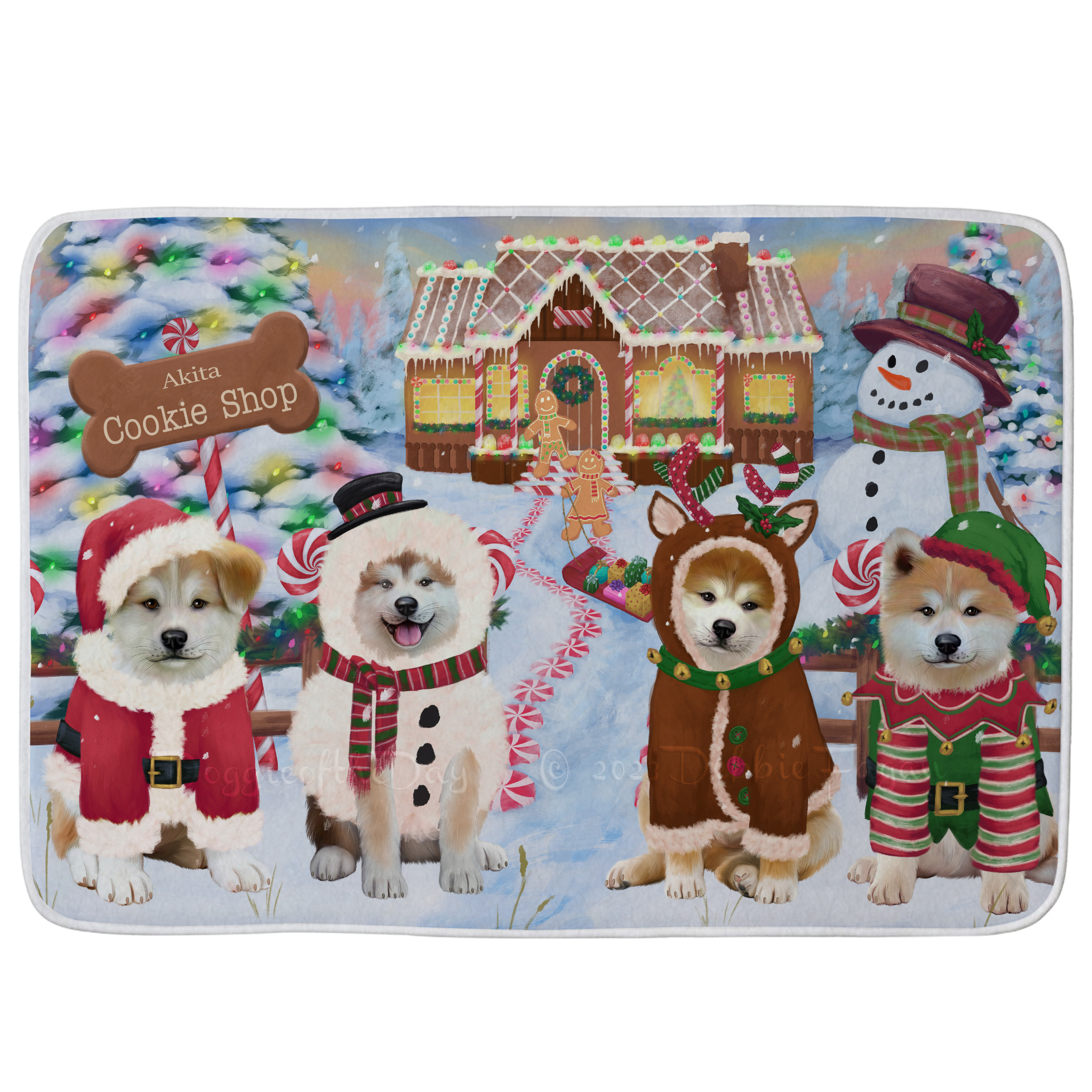 Akita Dog Bath Mat Anti-Slip Pet Personalized Bathroom Rug Mat Gift NWT - Picture 40 of 49