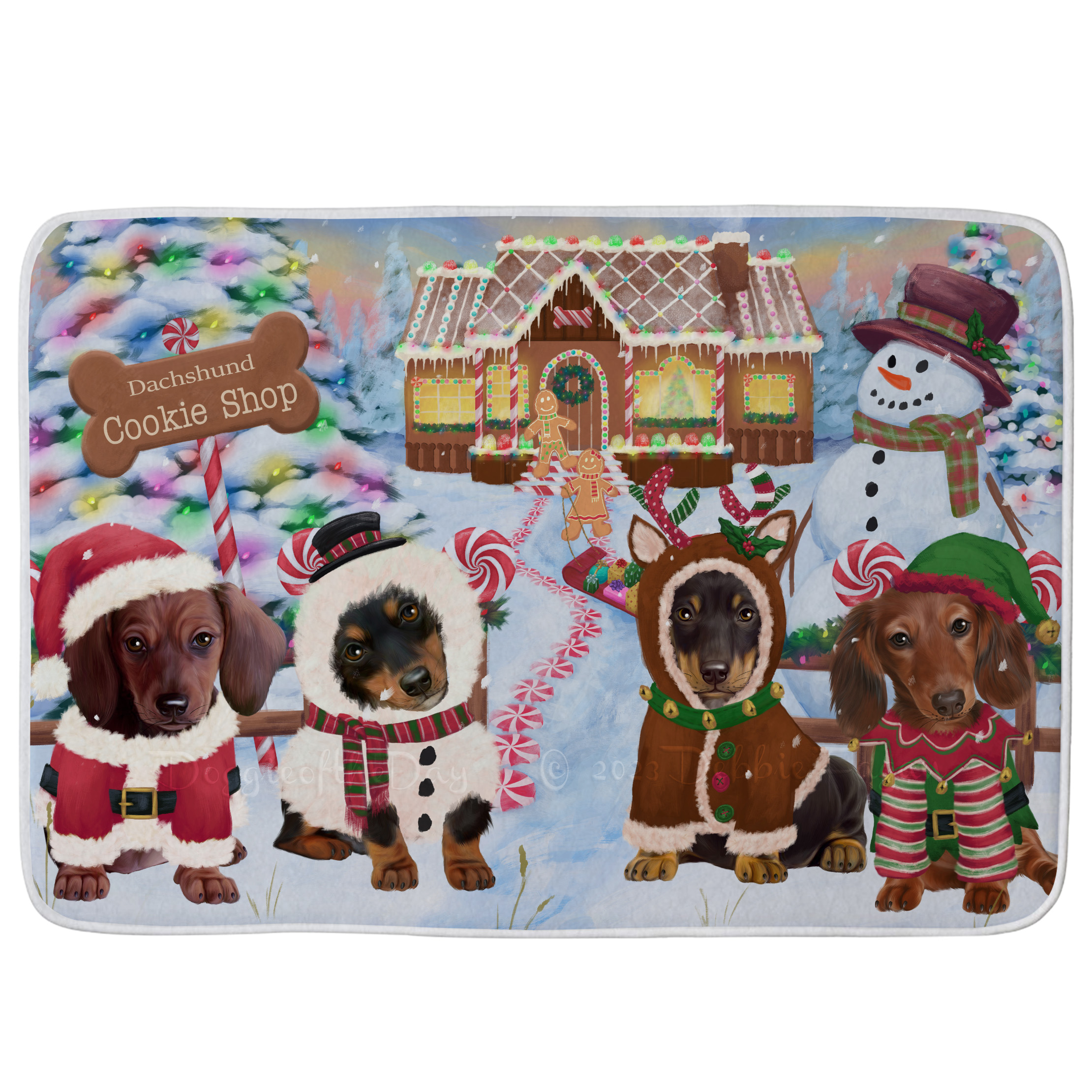 Dachshund Dog Bath Mat Anti-Slip Pet Personalized Bathroom Rug Mat Gift NWT - Picture 39 of 47