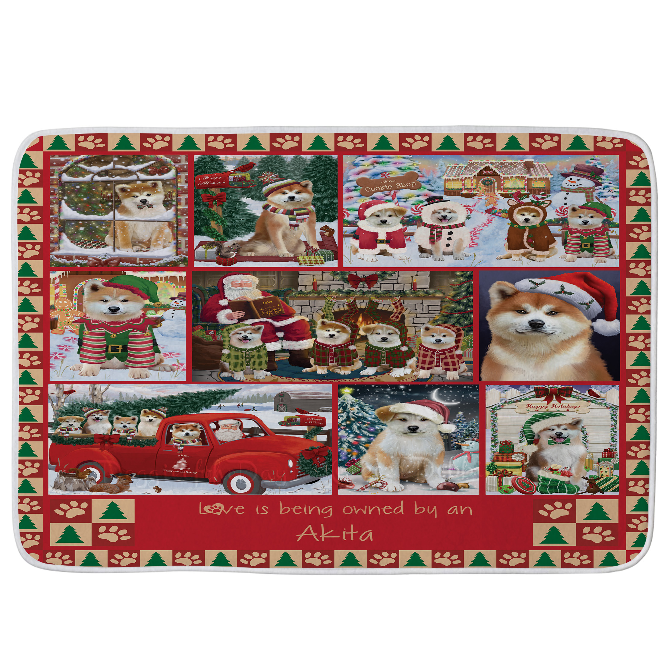 Akita Dog Bath Mat Anti-Slip Pet Personalized Bathroom Rug Mat Gift NWT - Picture 48 of 49