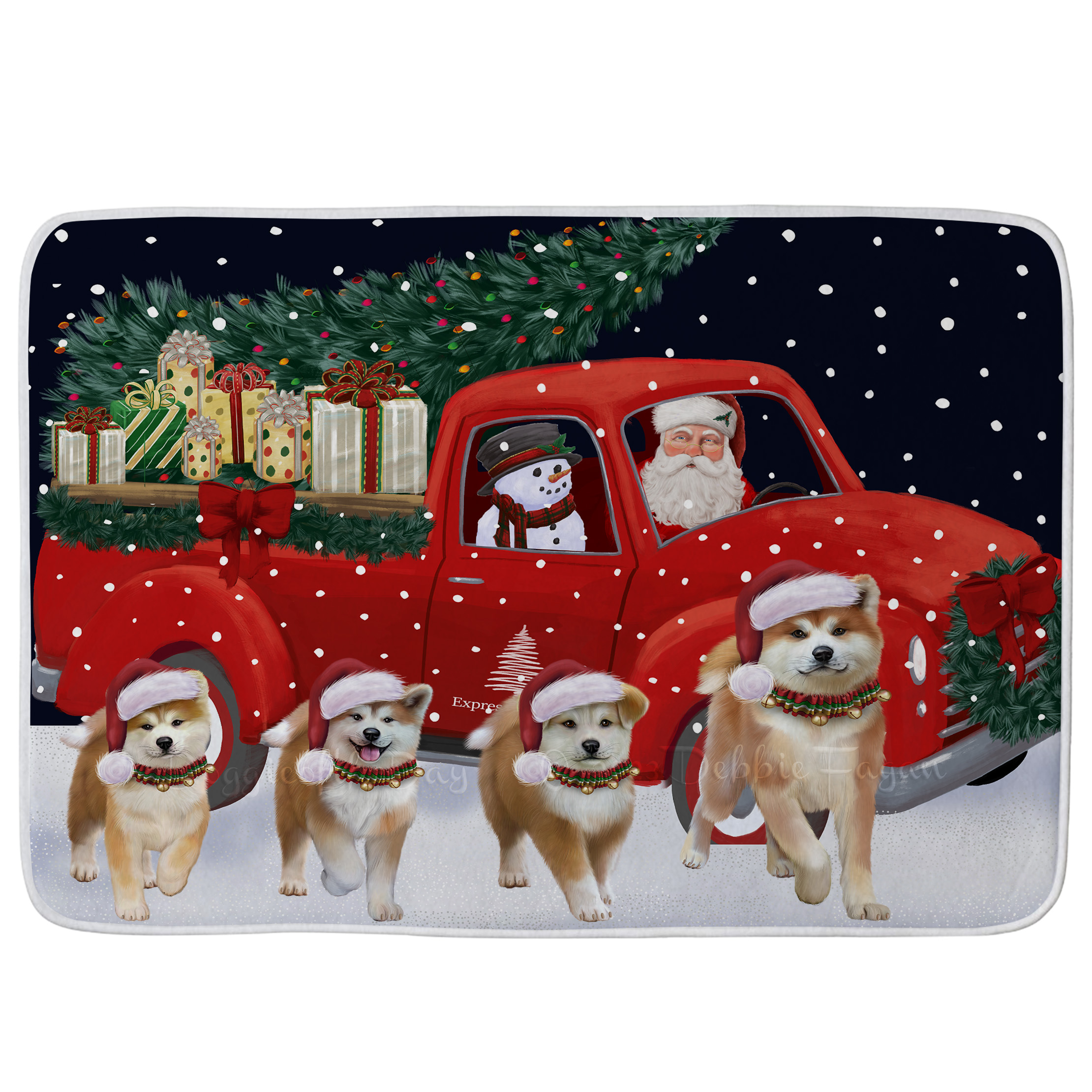 Akita Dog Bath Mat Anti-Slip Pet Personalized Bathroom Rug Mat Gift NWT - Picture 12 of 49