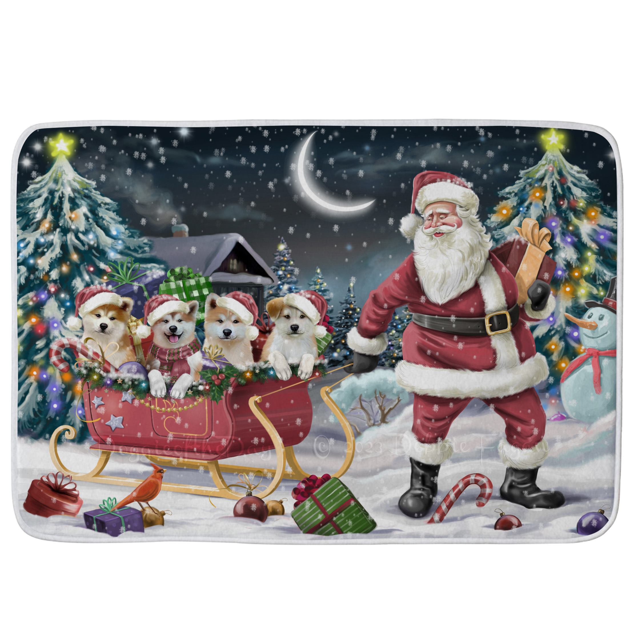 Akita Dog Bath Mat Anti-Slip Pet Personalized Bathroom Rug Mat Gift NWT - Picture 38 of 49