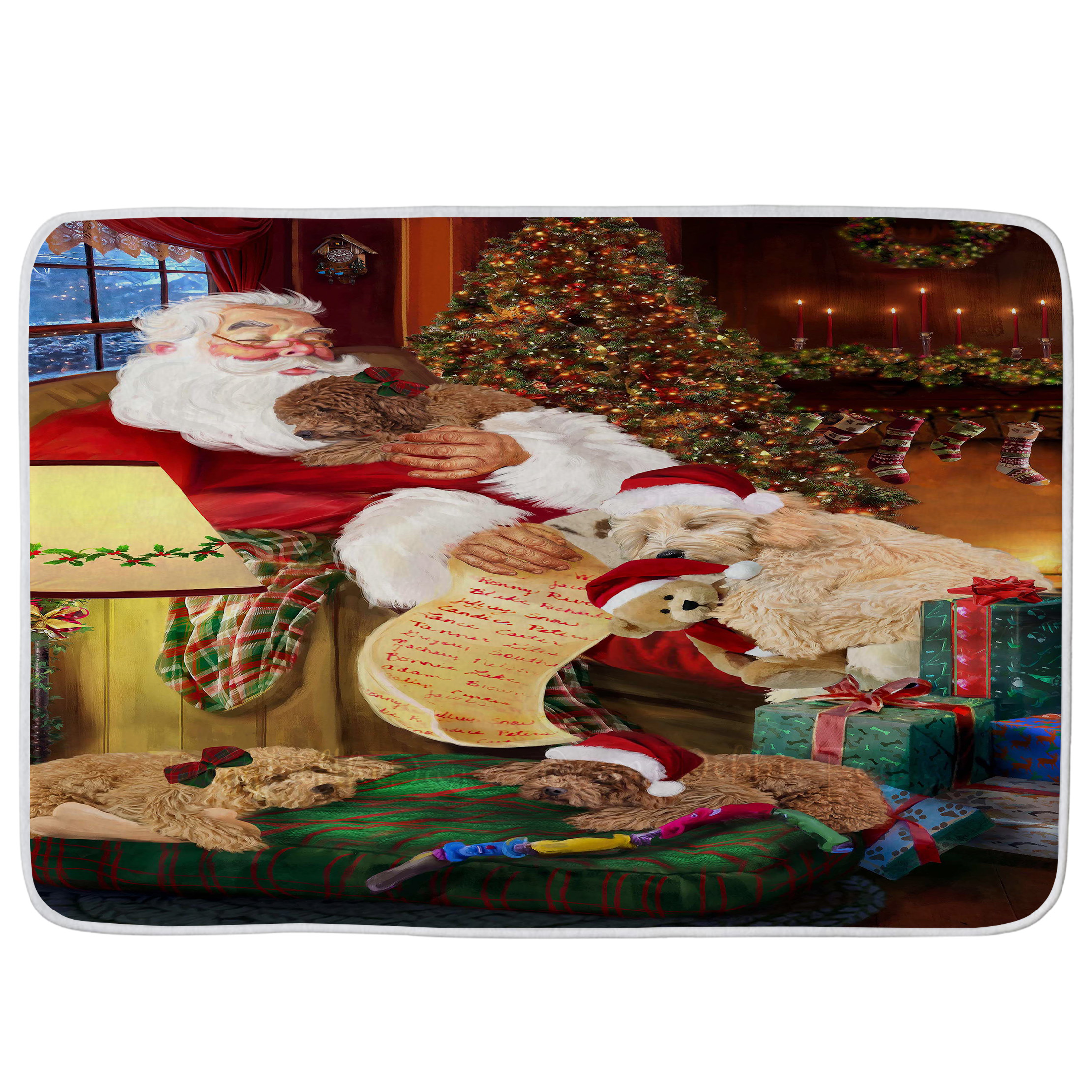 Goldendoodle Dog Bath Mat Anti-Slip Pet Personalized Bathroom Rug Mat Gift NWT - Picture 12 of 46