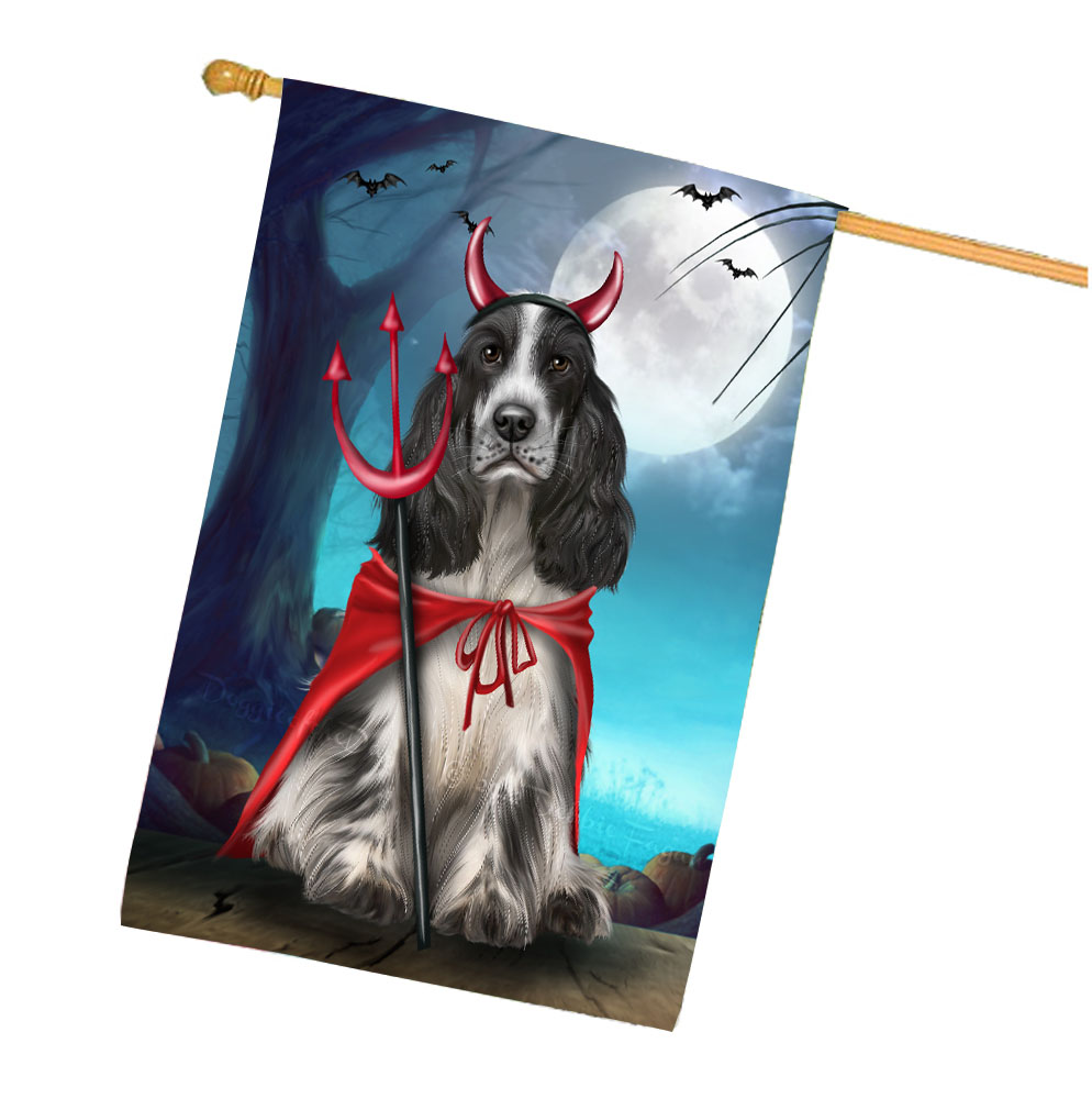 Cocker Spaniel Hundehaus Flagge Urlaub doppelseitig 28""x40"" viele Designs neu mit Etikett NEU - Bild 22 von 101