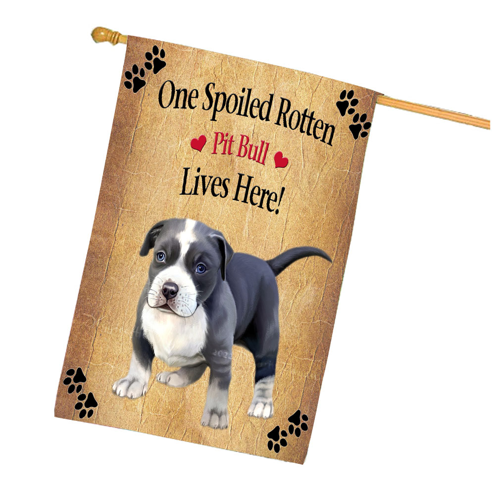 Pitbull Hundehaus Flagge Urlaub doppelseitig 28""x40"" viele Designs neu mit Etikett NEU - Bild 63 von 106