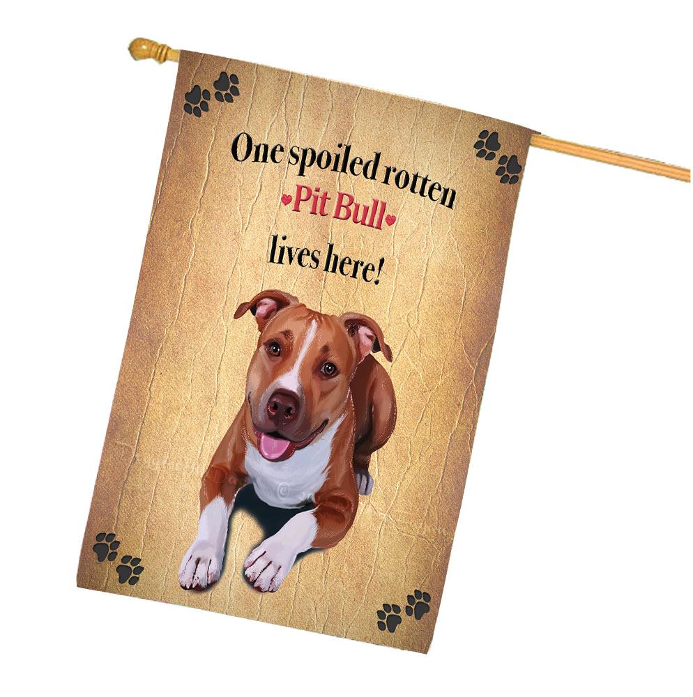 Pitbull Hundehaus Flagge Urlaub doppelseitig 28""x40"" viele Designs neu mit Etikett NEU - Bild 66 von 106