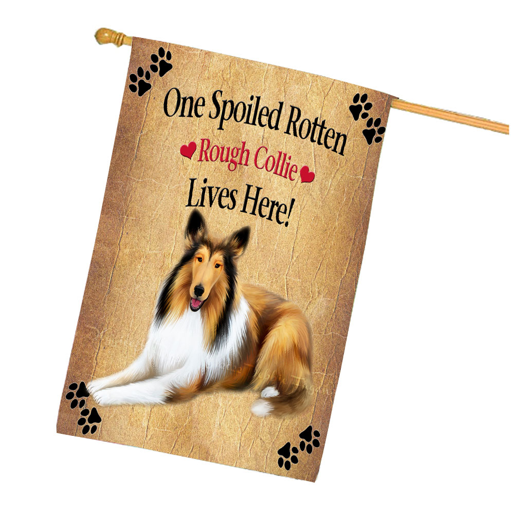Rough Collie Dog House Flag Holiday Double Sided 28"x40" Many Designs NWT NEW - Picture 45 of 73