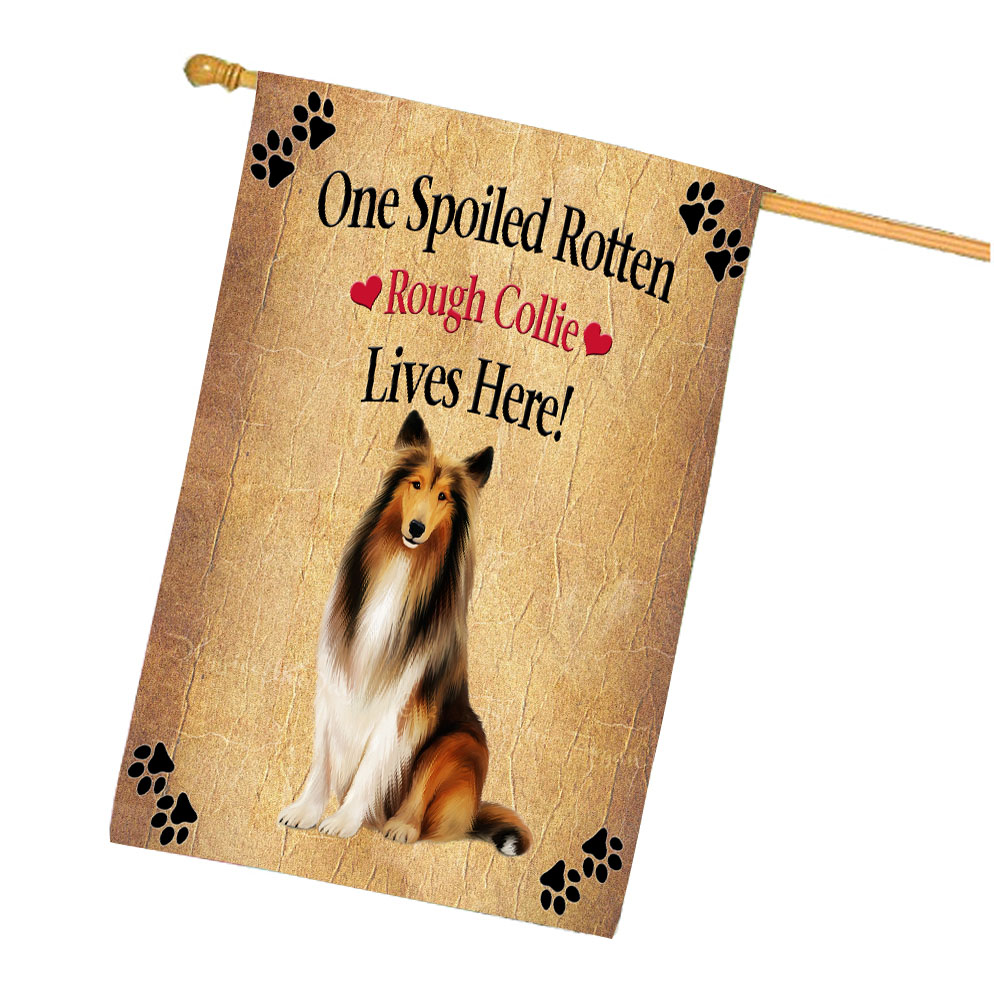 Rough Collie Dog House Flag Holiday Double Sided 28"x40" Many Designs NWT NEW - Picture 46 of 73
