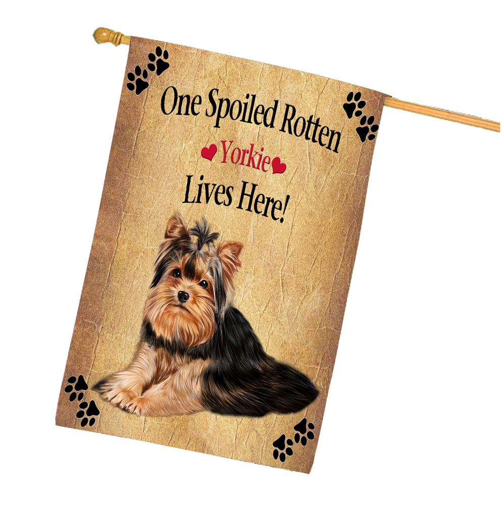 Yorkshire Terrier Dog House Flag Holiday Double Sided 28"x40" Designs NWT NEW - Picture 44 of 89