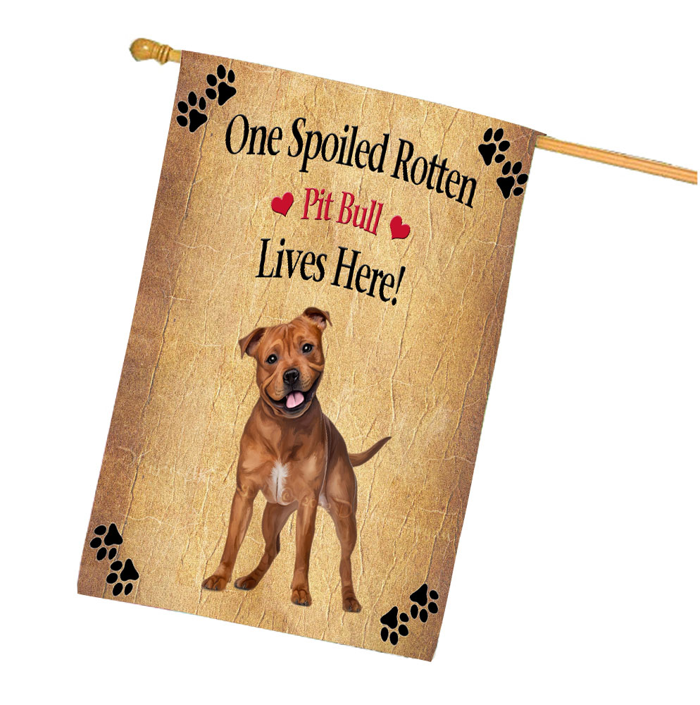 Pitbull Hundehaus Flagge Urlaub doppelseitig 28""x40"" viele Designs neu mit Etikett NEU - Bild 65 von 106