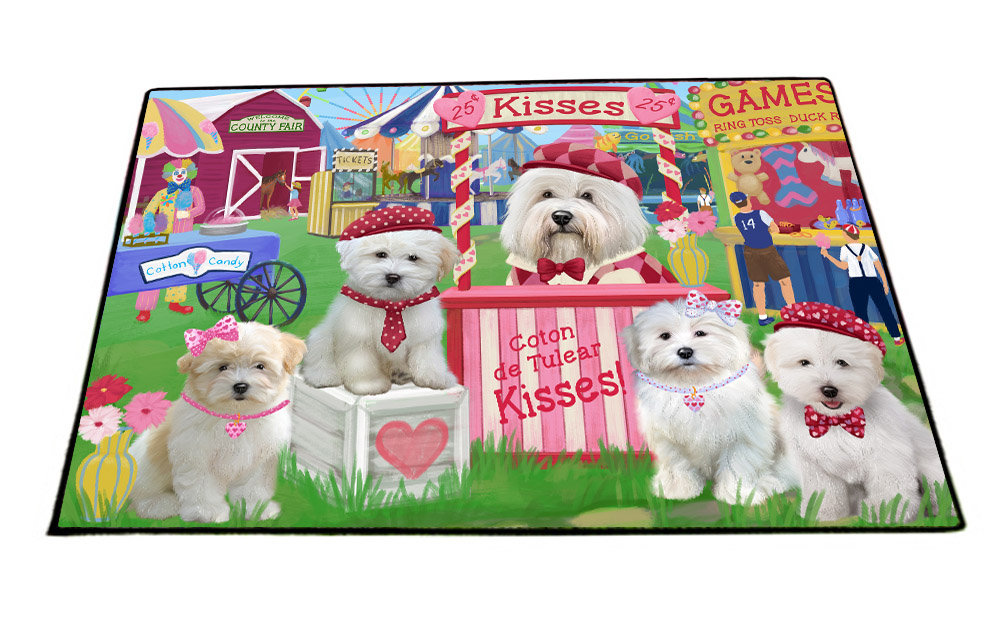 Coton De Tulear Dog Floor Mat Personalized Pet Door Mat Valentine Day NWT - Picture 21 of 40