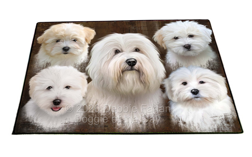 Coton De Tulear Dog Floor Mat Personalized Pet Door Mat Valentine Day NWT - Picture 28 of 40