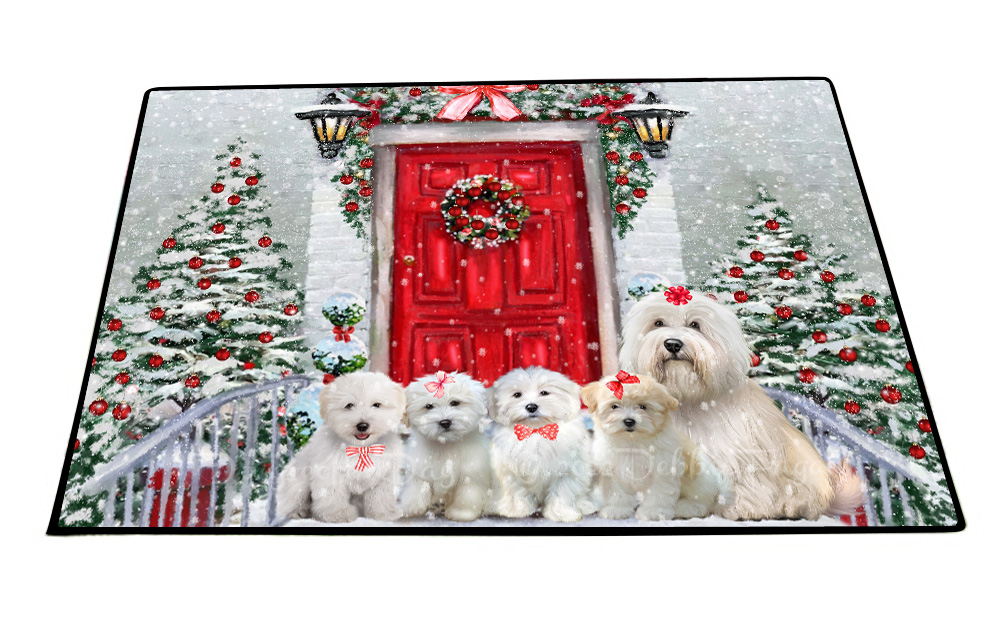 Coton De Tulear Dog Floor Mat Personalized Pet Door Mat Valentine Day NWT - Picture 20 of 40