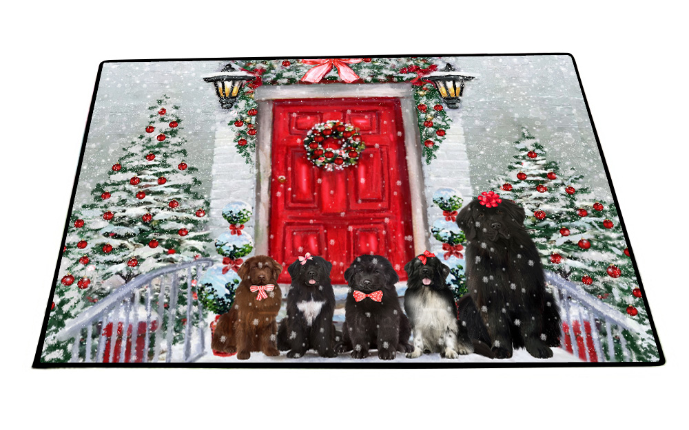 Newfoundland Dog Floor Mat Personalized Pet Door Mat Valentine Day NWT - Picture 24 of 31