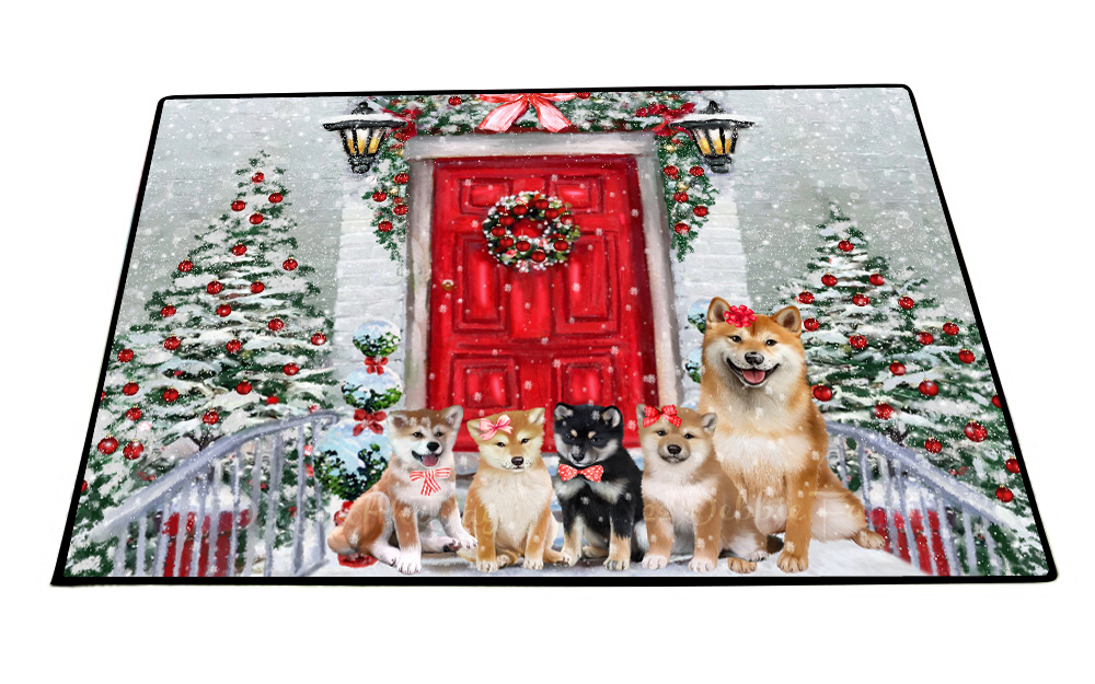 Shiba Inu Dog Floor Mat Personalized Pet Door Mat Valentine Day NWT - Picture 24 of 46