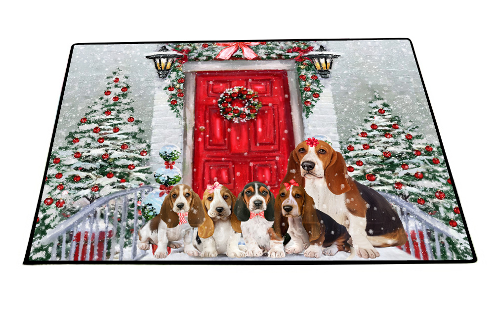 Basset Hound Dog Floor Mat Personalized Pet Door Mat Valentine Day NWT - Picture 21 of 44