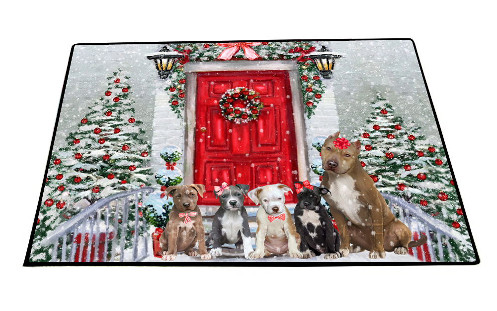 Pit Bull Dog Floor Mat Personalized Pet Door Mat Valentine Day NWT - Picture 36 of 36