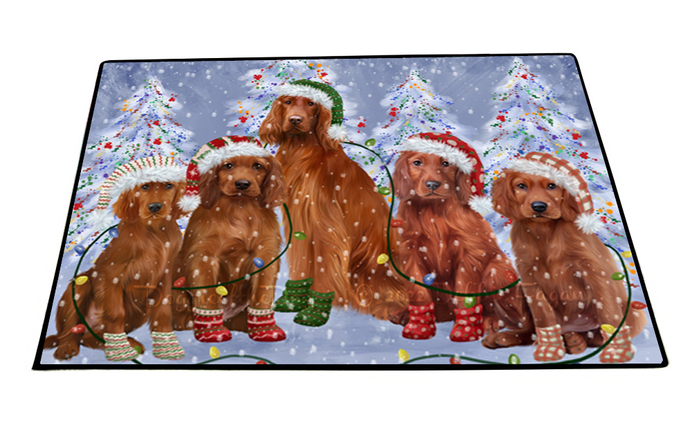 Irish Setter Dog Floor Mat Personalized Pet Door Mat Valentine Day NWT - Picture 18 of 49
