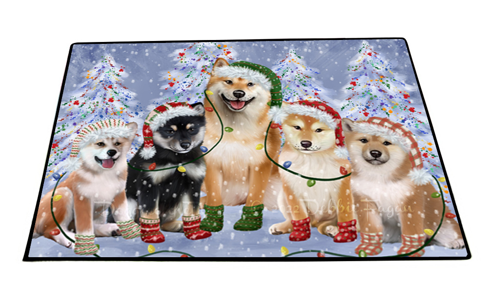 Shiba Inu Dog Floor Mat Personalized Pet Door Mat Valentine Day NWT - Picture 20 of 46