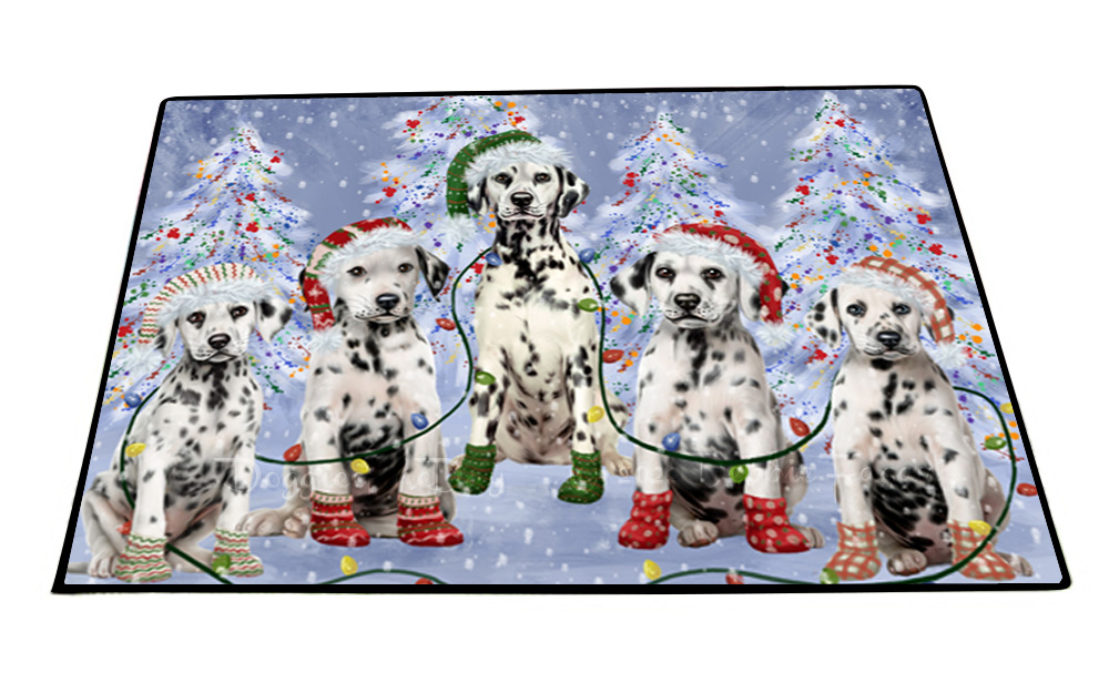 Dalmatian Dog Floor Mat Personalized Pet Door Mat Valentine Day NWT - Picture 20 of 51