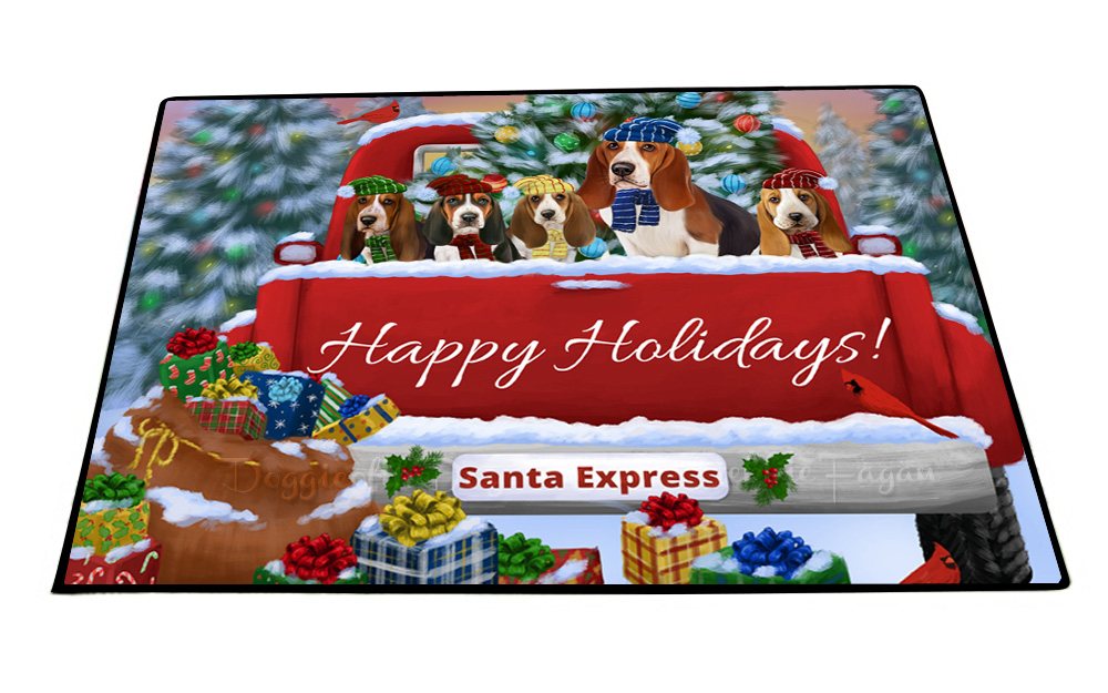 Basset Hound Dog Floor Mat Personalized Pet Door Mat Valentine Day NWT - Picture 19 of 44
