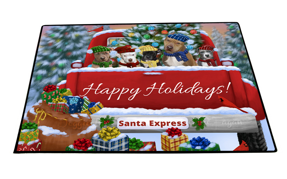 Pit Bull Dog Floor Mat Personalized Pet Door Mat Valentine Day NWT - Picture 22 of 36