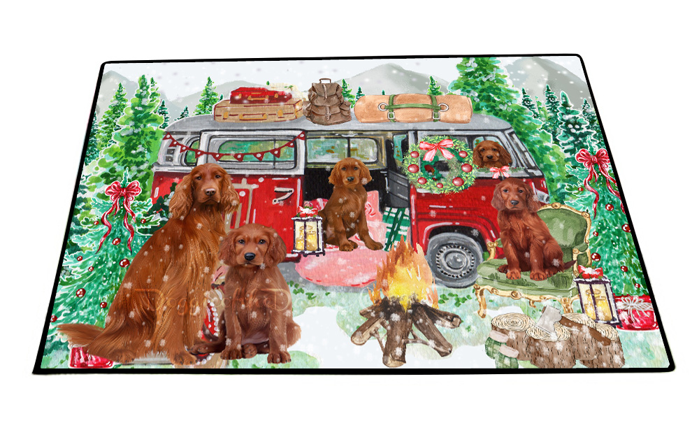 Irish Setter Dog Floor Mat Personalized Pet Door Mat Valentine Day NWT - Picture 19 of 49