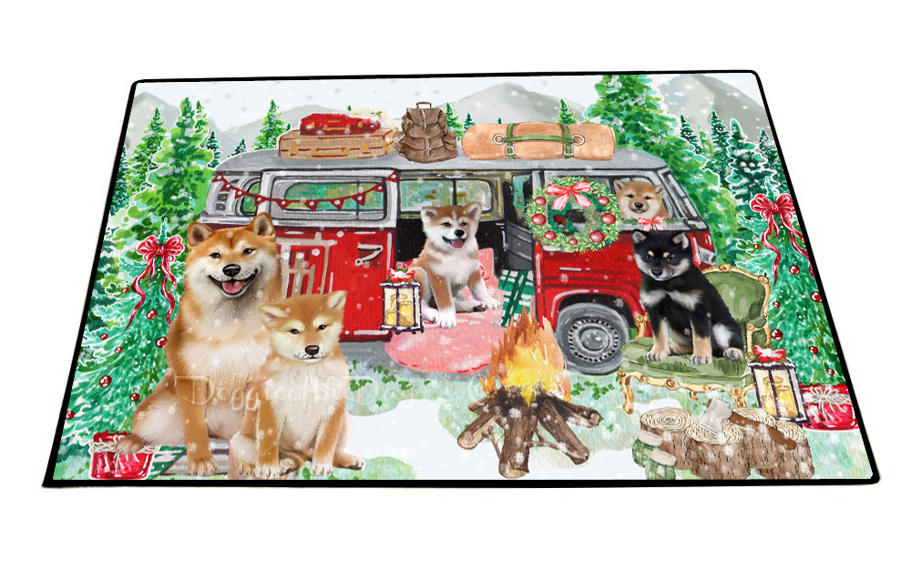 Shiba Inu Dog Floor Mat Personalized Pet Door Mat Valentine Day NWT - Picture 21 of 46
