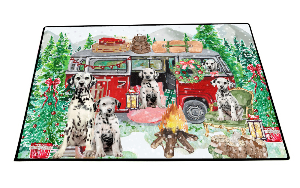 Dalmatian Dog Floor Mat Personalized Pet Door Mat Valentine Day NWT - Picture 21 of 51