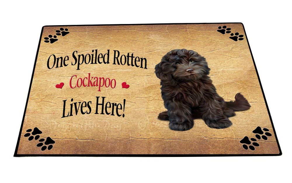 Cockapoo Dog Floor Mat Personalized Pet Door Mat Valentine Day NWT - Picture 43 of 46