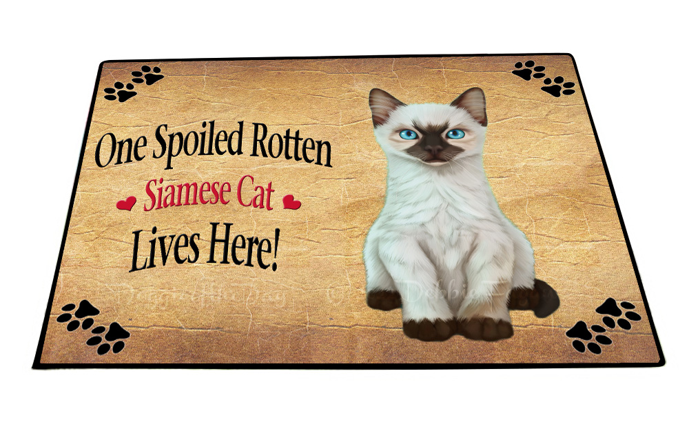 Siamese Cat Floor Mat Personalized Pet Door Mat Valentine Day NWT - Picture 48 of 48