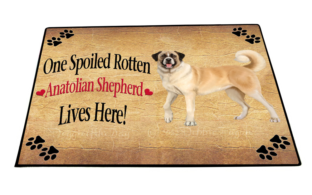 Anatolian Shepherd Dog Floor Mat Personalized Door Mat Valentine Day NWT - Picture 46 of 47