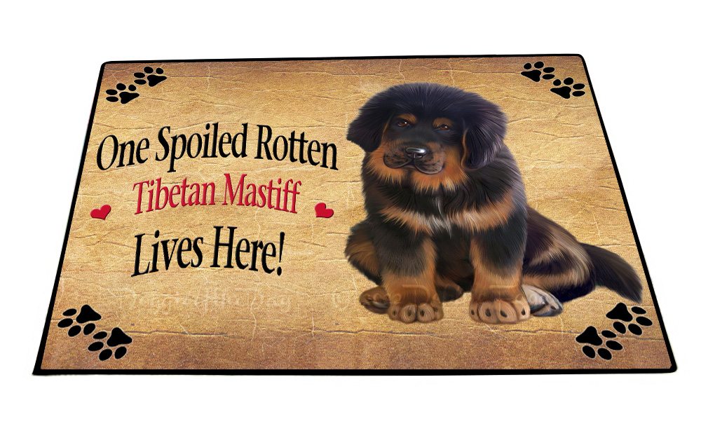 Tibetan Mastiff Dog Floor Mat Personalized Pet Door Mat Valentine Day NWT - Picture 36 of 37
