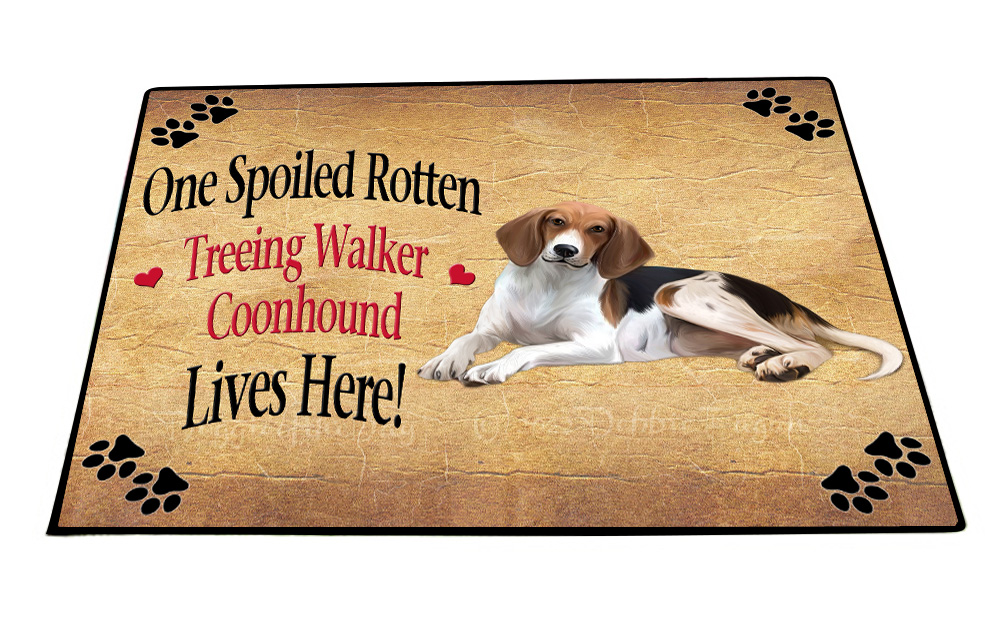 Treeing Walker Coonhound Dog Floor Mat Personalized Door Mat Valentine Day NWT - Picture 45 of 45