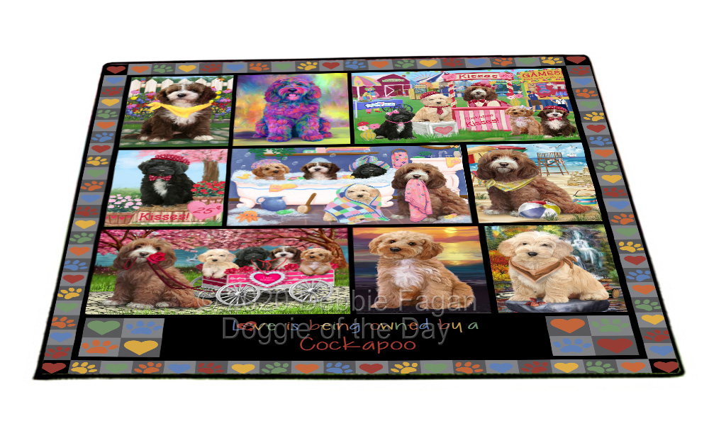 Cockapoo Dog Floor Mat Personalized Pet Door Mat Valentine Day NWT - Picture 33 of 46