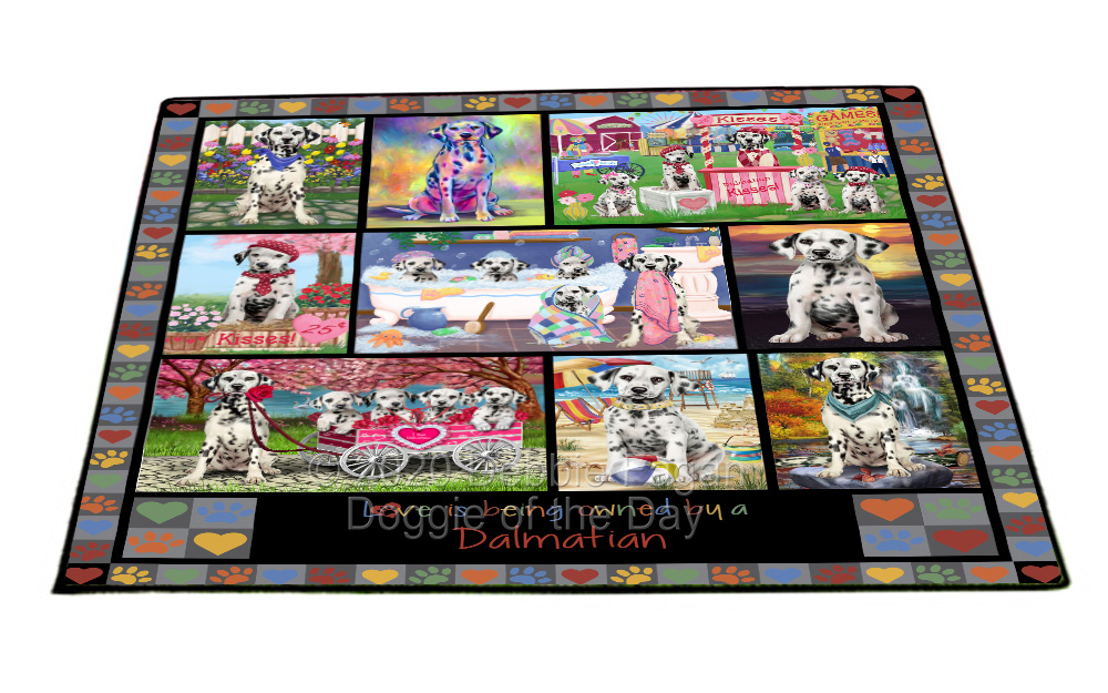 Dalmatian Dog Floor Mat Personalized Pet Door Mat Valentine Day NWT - Picture 41 of 51