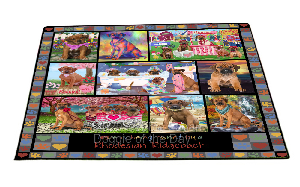 Rhodesian Ridgeback Dog Floor Mat Personalized Door Mat Valentine Day NWT - Picture 36 of 48