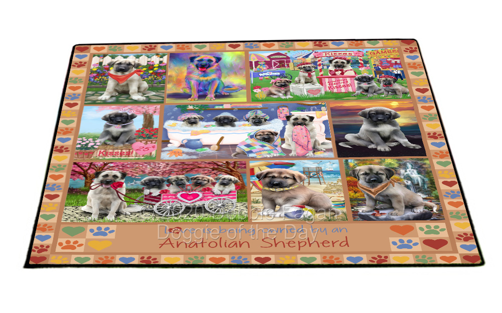 Anatolian Shepherd Dog Floor Mat Personalized Door Mat Valentine Day NWT - Picture 36 of 47