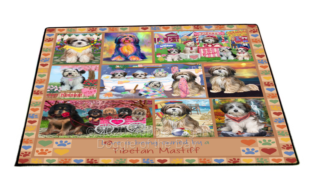 Tibetan Mastiff Dog Floor Mat Personalized Pet Door Mat Valentine Day NWT - Picture 27 of 37